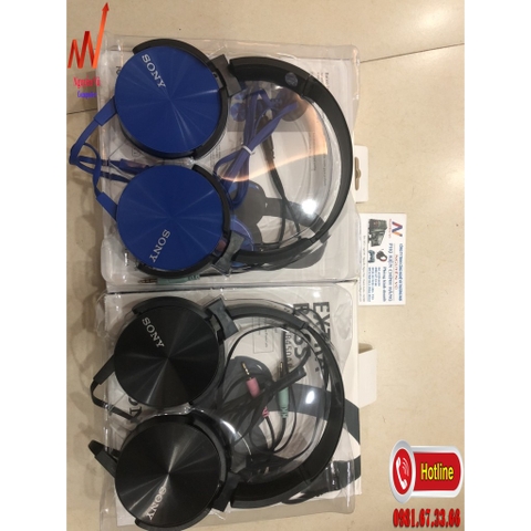 TAI NGHE SONY BASS EXTRA NV002 - Kèm dây chia audio