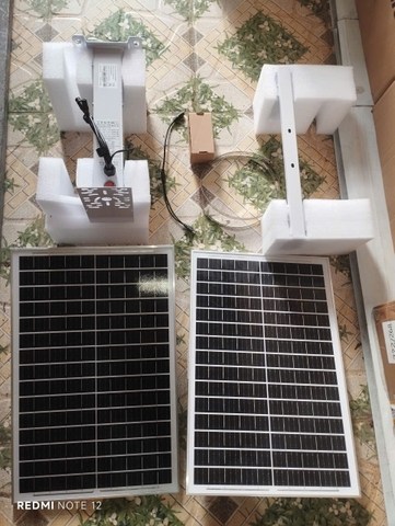 Đèn Đường Bàn Chải SOLARLED 200W - Đèn năng lượng mặt trời công suất 200w
