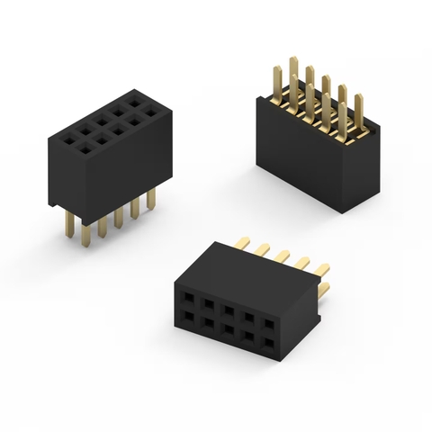 WR-PHD 1,27 mm Lỗ cắm THT kép