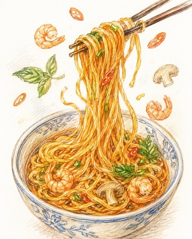 Bột làm Mì Sợi