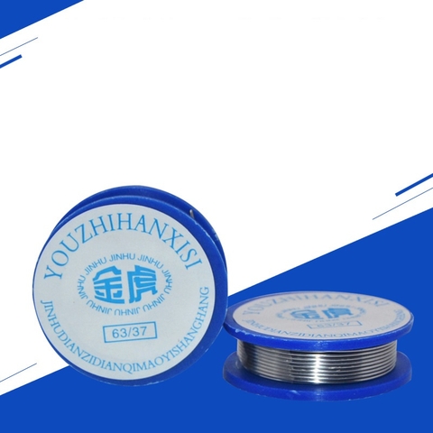 Thiếc hàn, Chì hàn 0.8mm Sn63 Pb37 10G - dài 1.5m