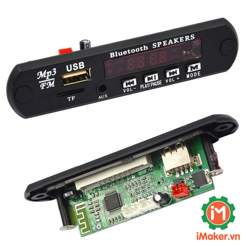 Bộ Mạch giải mã âm Thanh MP3-FM Kết nối Bluetooth-USB-Thẻ TF 12V
