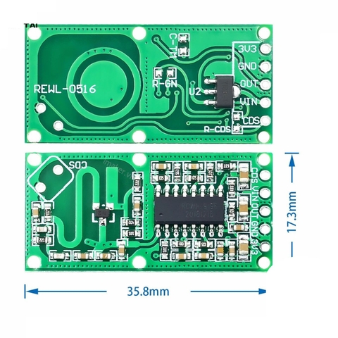 Cảm biến vật cản radar RCWL-0516