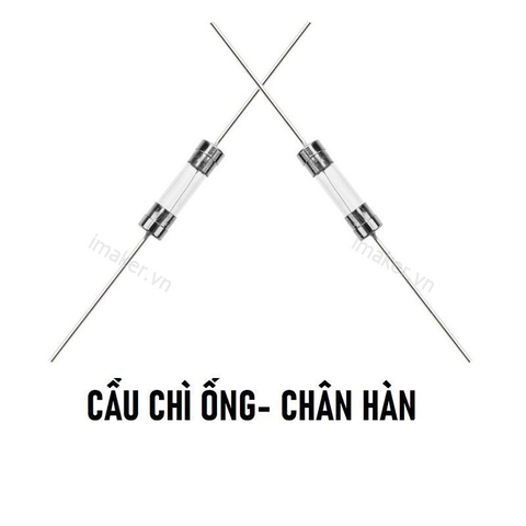 Cầu chì ống 6A 5x20mm có chân hàn