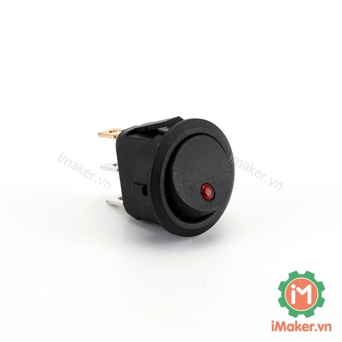 KCD1-2 công tắc ON-OFF màu ĐEN 3 chân 16A LED đỏ