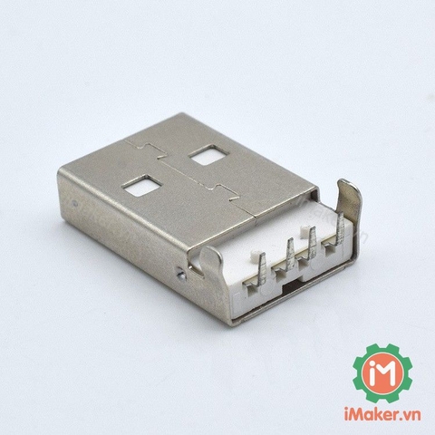 Cổng USB Đực 2.0 Type A 4 chân cong 90 Độ