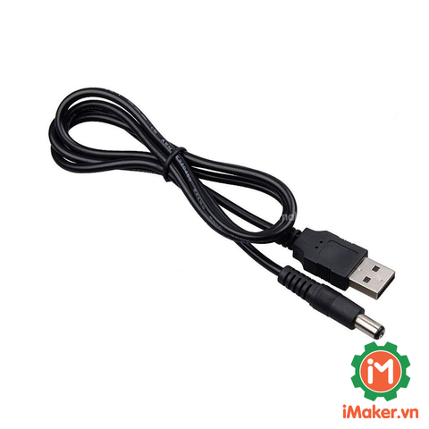 Dây cáp USB sang cổng DC 5.5 x 2.1 mm - USB to DC