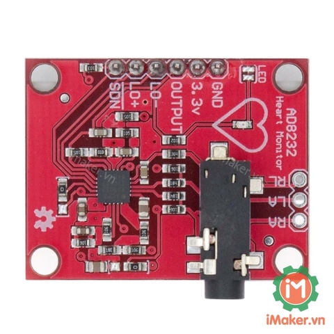 Cảm biến điện Tim (ECG) AD8232 và miếng dán Điện cực ECG