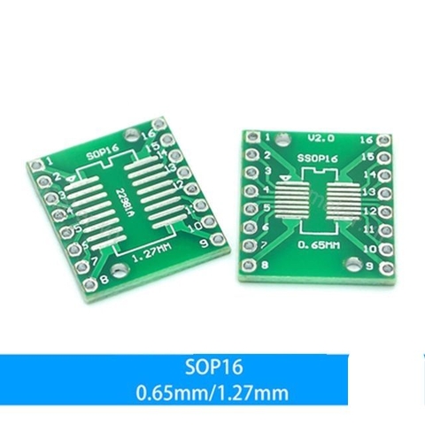 Đế ra chân SMD sang DIP SOP16