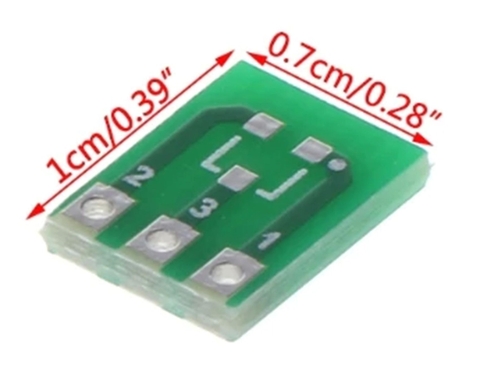 Đế ra chân SMD sang DIP SOT23-3