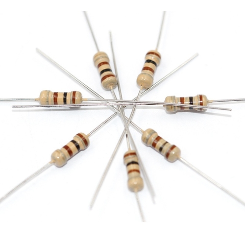Điện trở 39K Ohm 1/4W 5% 4 Vòng màu - gói 50