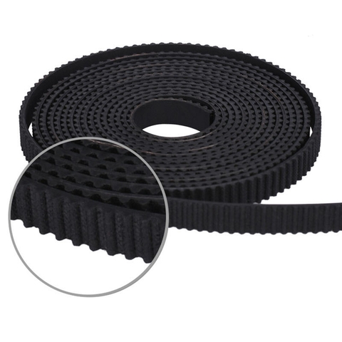 Dây đai GT2 bước răng 2mm rộng 6mm (1 mét)