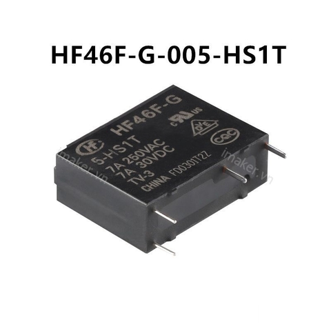 HF46F-G 5-HS1 Relay HongFa 5V 7A 250VAC 4 chân