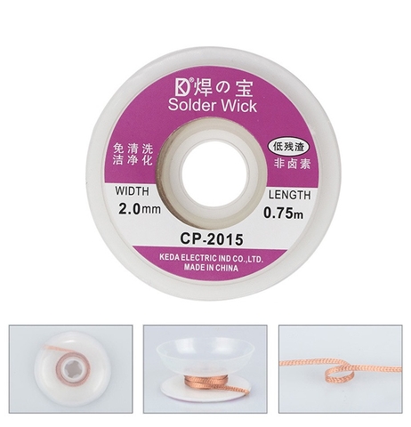Dây Đồng hút chì 2mm dài 1.5M Cp-2015