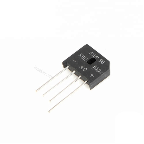 KBU610 Cầu chỉnh lưu 1KV 6A