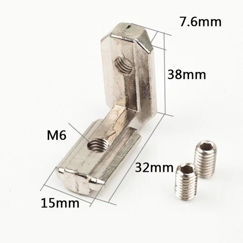 Ke Góc Chìm nhôm định hình 3030 gói 1 con