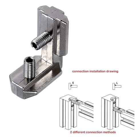 Ke Góc Chìm nhôm định hình 3030 gói 1 con