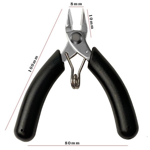 Kềm cắt chân Linh Kiện lưỡi kìm siêu sắc cắt ngọt, có lò xo trợ lực