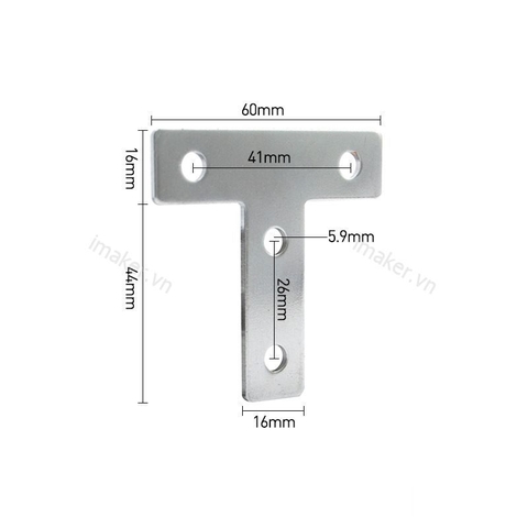 Ke góc nhôm định hình 2020 Chữ T