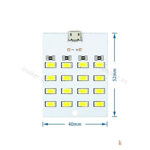 Mạch 16 Led siêu Sáng USB