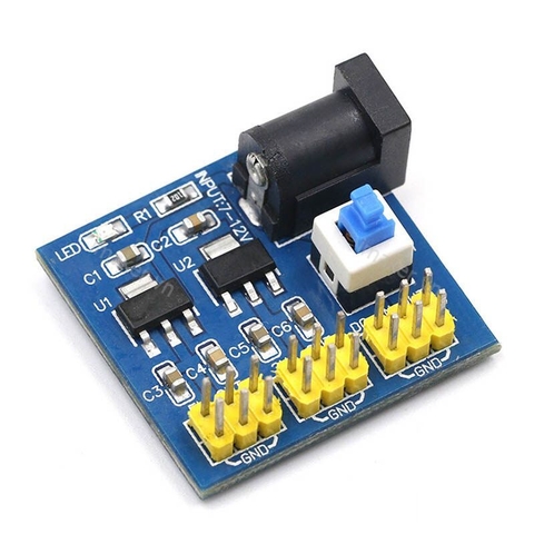 Mạch cấp nguồn DC-DC Power Supply 3.3VDC 5VDC ASM1117