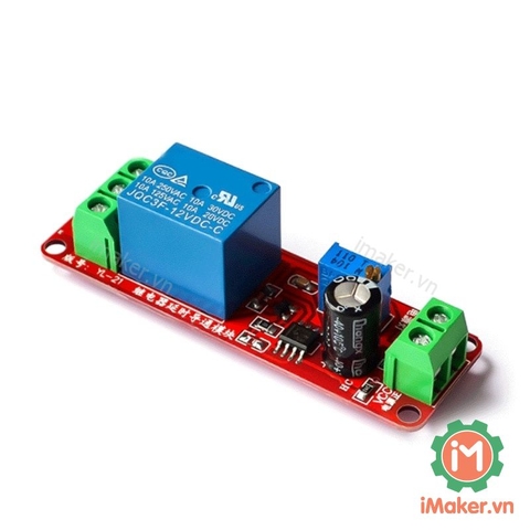 Mạch trễ NE555 Relay 12V