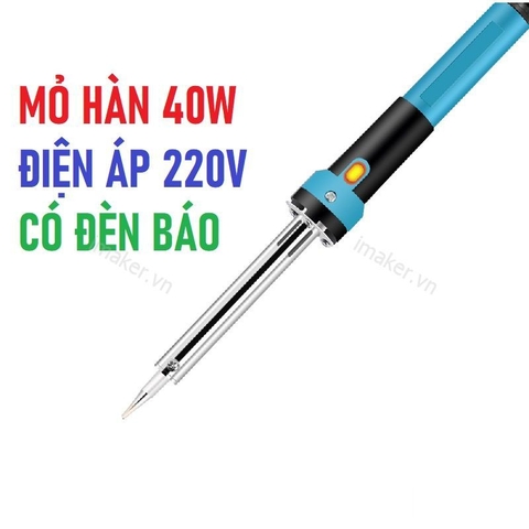 Mỏ hàn 40W Có Đèn báo - Phiên Bản Tiện Lợi