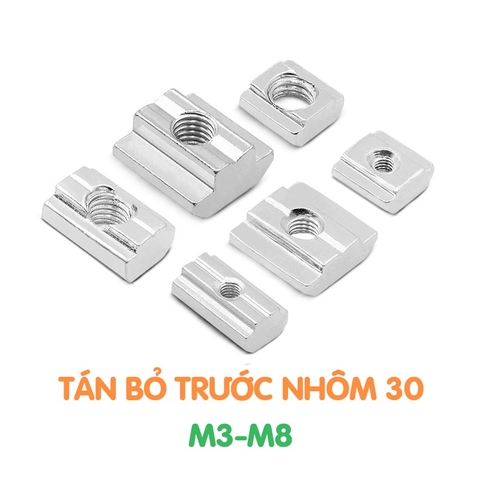 Tán bỏ trước nhôm định hình 3030 - M3, M4, M5, M6, M8