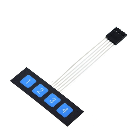 Bàn phím mềm 1x4 keypad