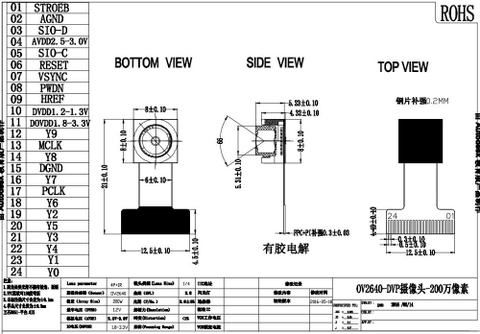 OV2640 Camera cho ESP32-CAM