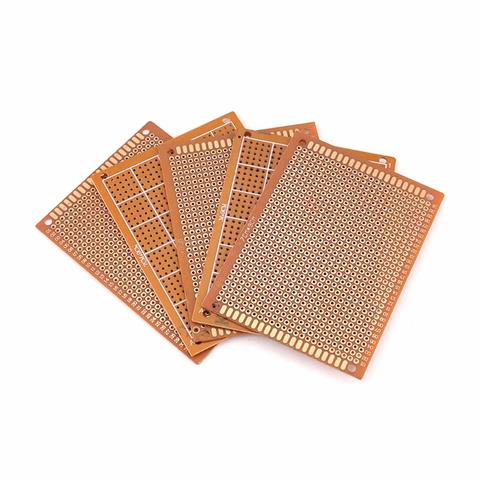 Phíp đồng đục lỗ 7X9cm không phủ xanh 1 mặt, Board đục lỗ Fr4