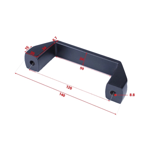 Tay nắm nhựa 120mm