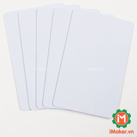 Thẻ từ, Thẻ Trắng RFID 13.56Mhz Thẻ IC
