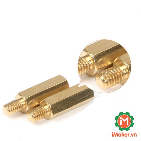 Trụ đồng HEX-M3 Đực-Cái dài 14mm + 6mm(ren)