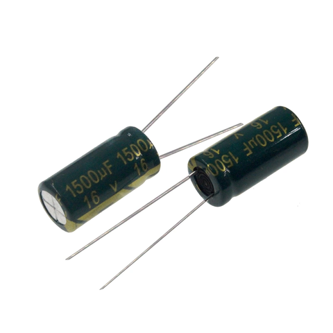 Tụ hoá 1500uF 16V 10x20mm xuyên lỗ