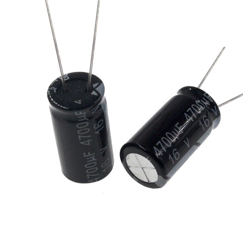 Tụ hoá 4700uF 16V 13x26mm xuyên lỗ