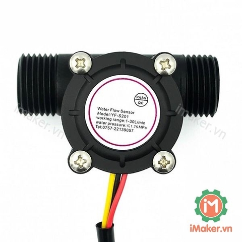 YF - S201 Cảm biến dòng Chảy/Lưu Lượng 1-30L/Phút