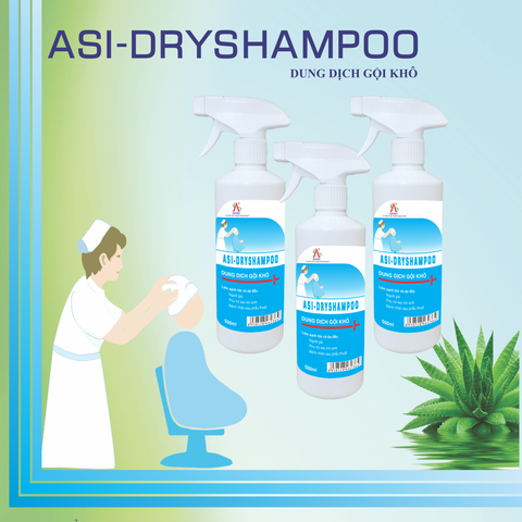 ASI-DRYSHAMPOO: Dung dịch gội khô