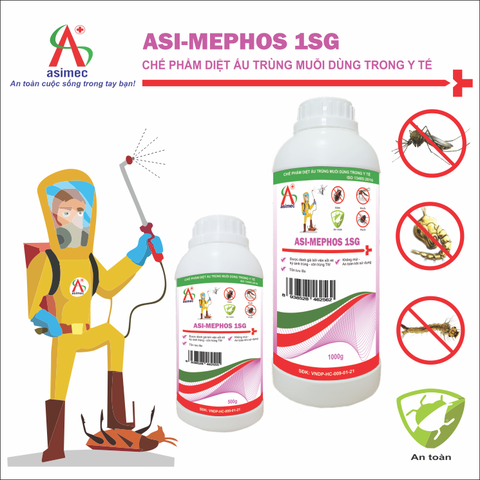 ASI-MEPHOS 1SG: Chế phẩm diệt ấu trùng muỗi dùng trong y tế