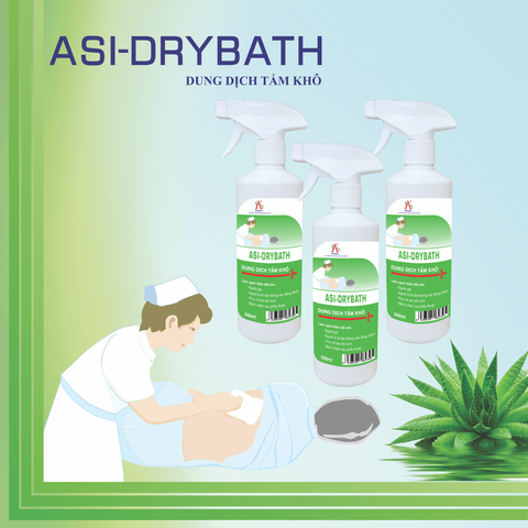 ASI-DRYBATH: Dung dịch tắm khô