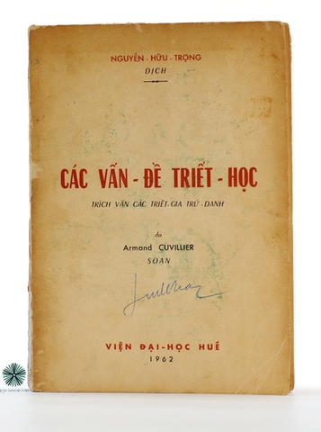 CÁC VẤN ĐỀ TRIẾT HỌC 