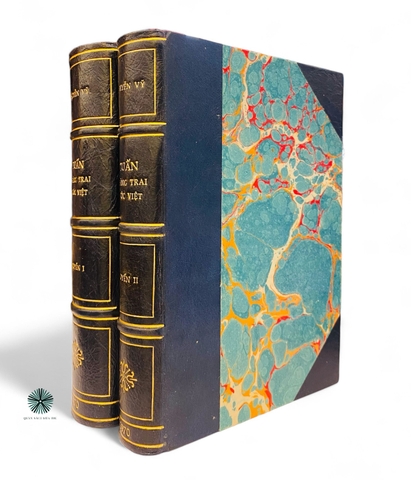 TUẤN CHÀNG TRAI NƯỚC VIỆT - ẤN BẢN ĐÓNG BÌA DA