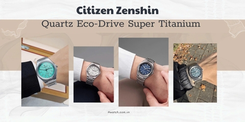 Tổng Quang Citizen  Quartz Eco-Drive Super Titanium Silver | Hwatch