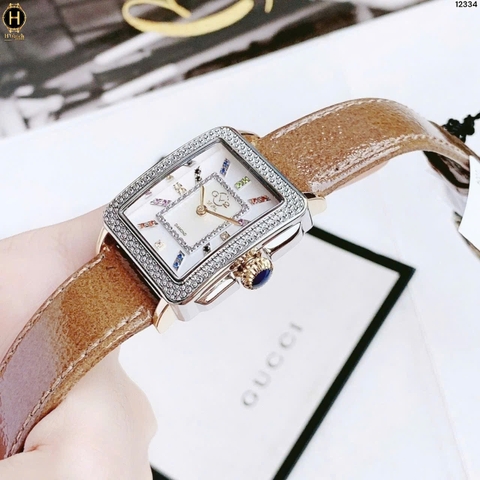 Đồng Hồ Nữ GV2 by Gevril Quartz Padova Diamond 12334