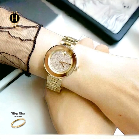 Đồng Hồ Nữ Movado Quartz Bold Crystal Pave 3600492