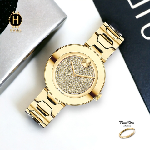 Đồng Hồ Nữ Movado Quartz Bold Crystal Pave 3600492