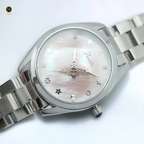  9595 Thép Trắng Mặt Xà Cừ