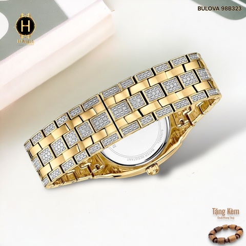 Đồng Hồ Nam Bulova Quartz  Phantom Crystal Demi Gold 98B323 Cao Thai Sơn