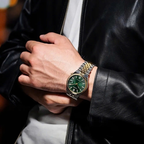 citizen Tsuyosa 60 NK0024-54X xanh rêu