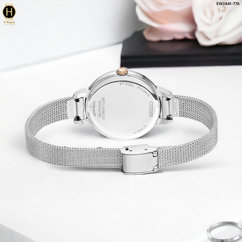 Đồng Hồ Nữ Citizen Quartz Eco-Drive EW2441-77A 